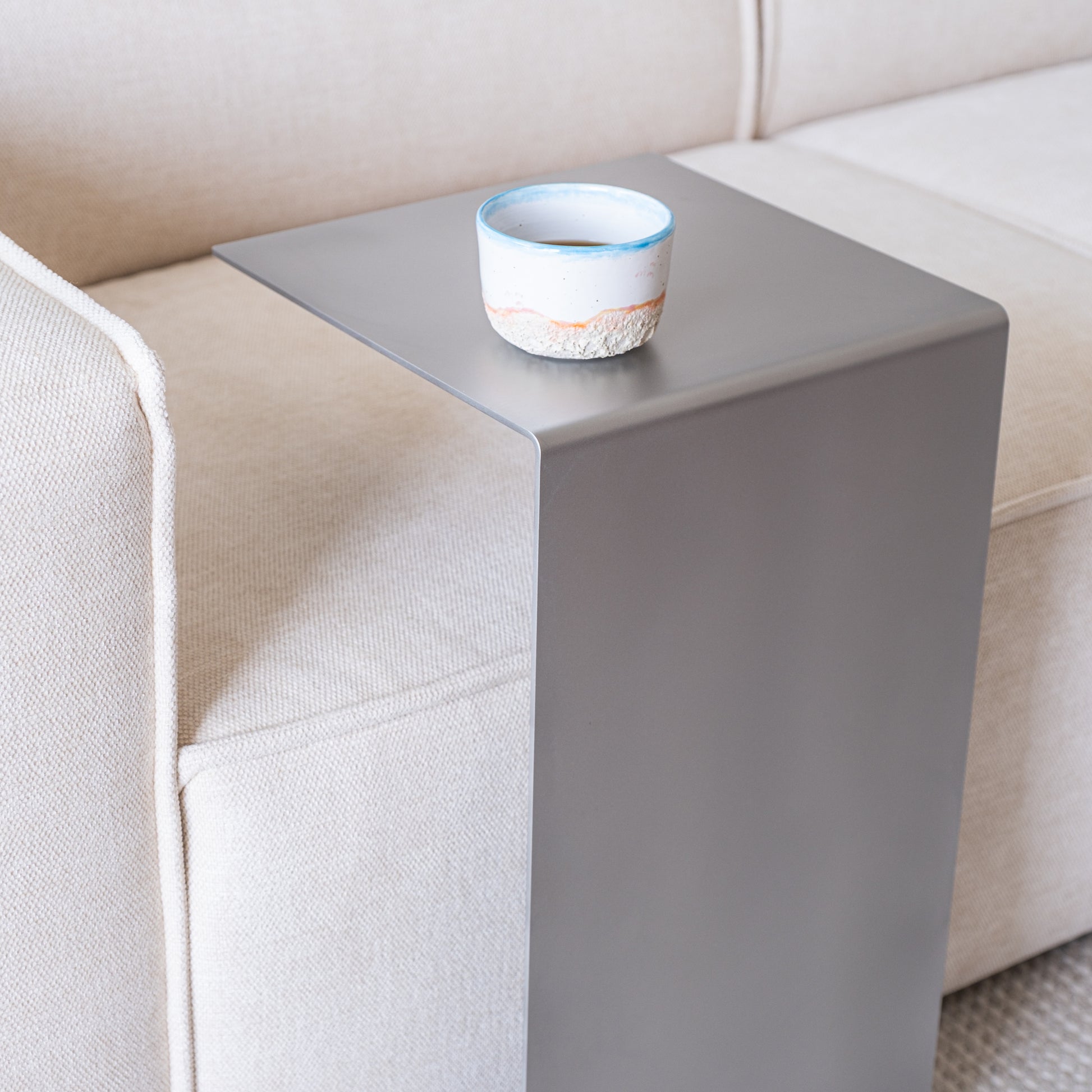 Angled view of the Elegance Side Table from an alternate perspective.